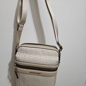 Michael Kors Beige Crossbody Bag
